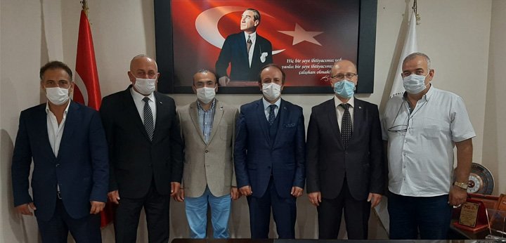 Trabzon Sosyal Güvenlik Merkez Müdürü Sy. Ersin DEMİREL'e  TİNEMOD'u Ziyaret Etti