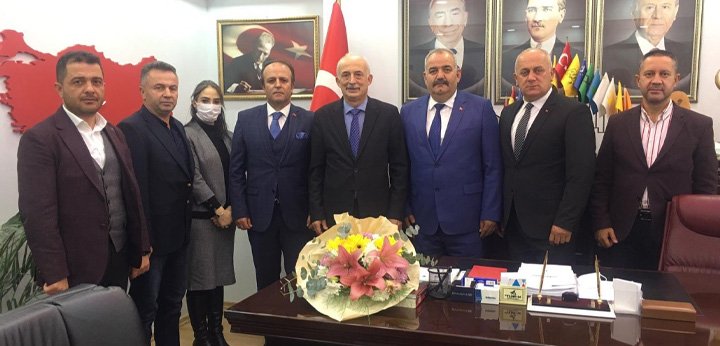 TİNEMOD Yönetim kurulu, MHP İl Başkanını ziyaret etti