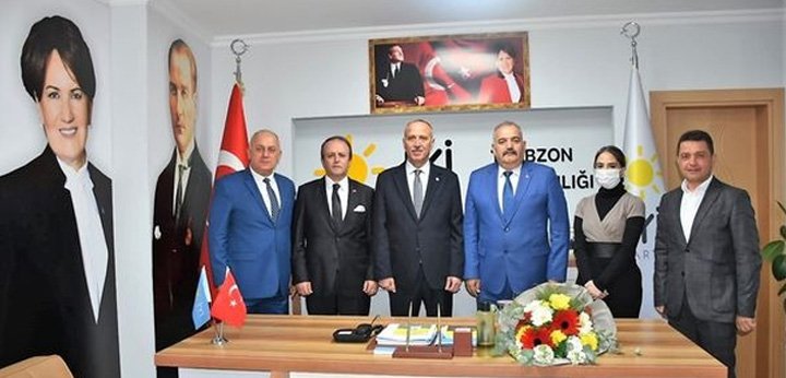 Trabzon İnşaatçılar ve Emlakçılar Odası Yönetim Kurulu olarak İYİ Parti Trabzon İl Başkanı Sy. Azmi KUVVETLİ ye ziyaret