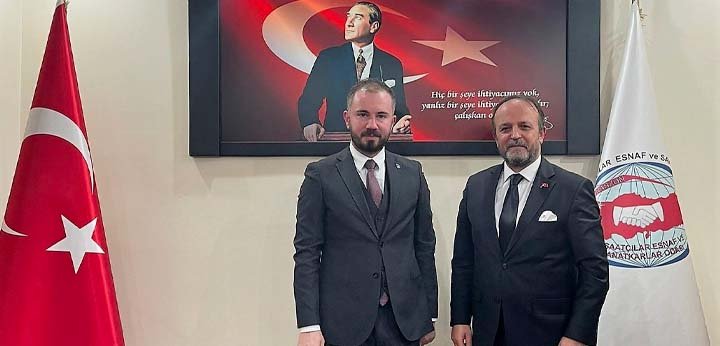 Deva Partisi Trabzon İl Başkanı Sy. Kubilay ÇİÇEK  Odamızı Ziyaret Etti.