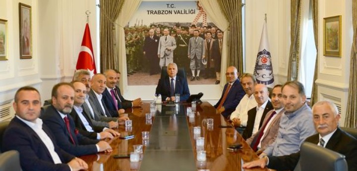 Trabzon Valisi Sn. Aziz YILDIRIM’a hayırlı olsun ziyareti