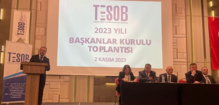 Trabzon Esnaf Sanatkarları Odaları Birliğinin (TESOB) gerçekleştirilen 2023 yılı Başkanlar kurulu toplantısına katılım gerçekleştirildi