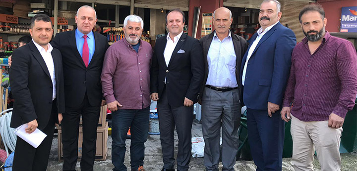 TİNEMOD Başkanı Taflan'dan esnaf ziyaretleri