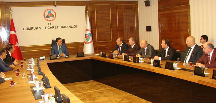 Gümrük ve Ticaret Bakanı Sy. Bülent TÜFENKÇİ ile toplantı